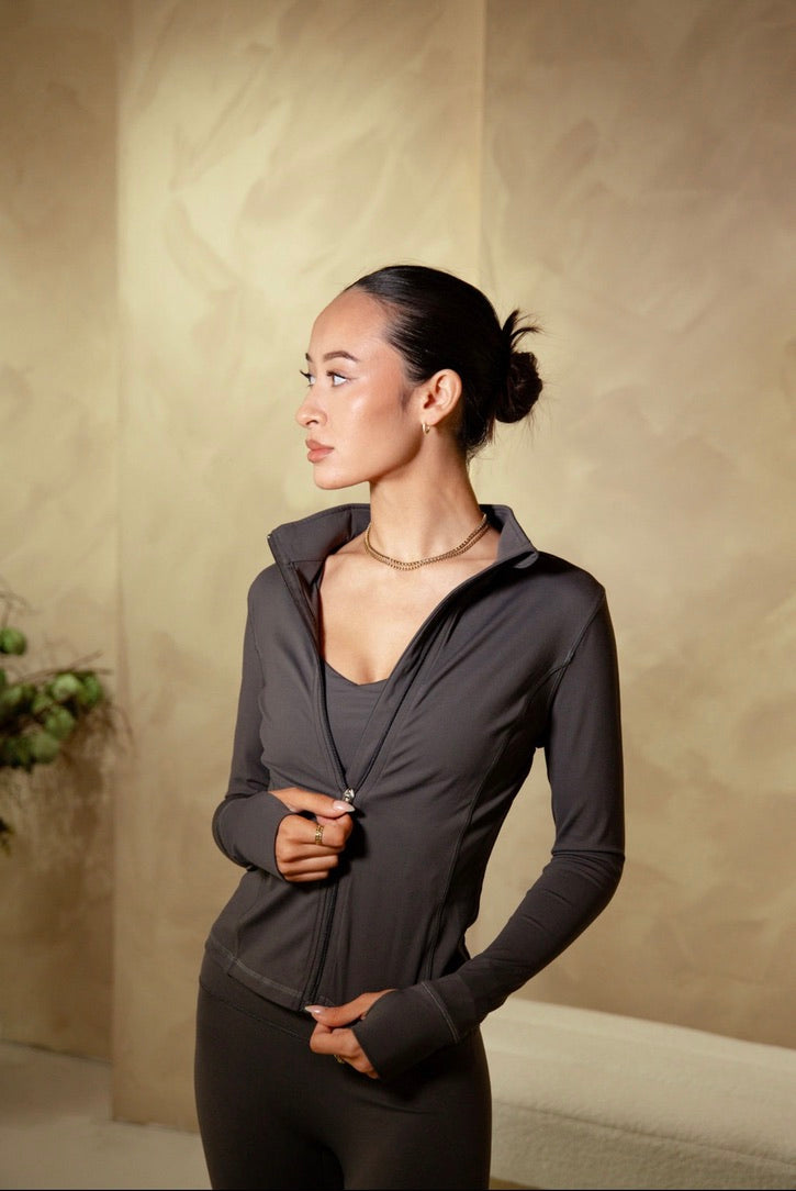 Full Zip - Ash Grey