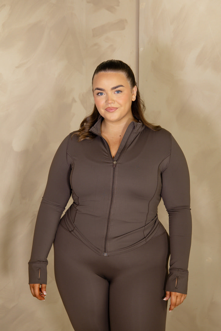 Full Zip - Espresso