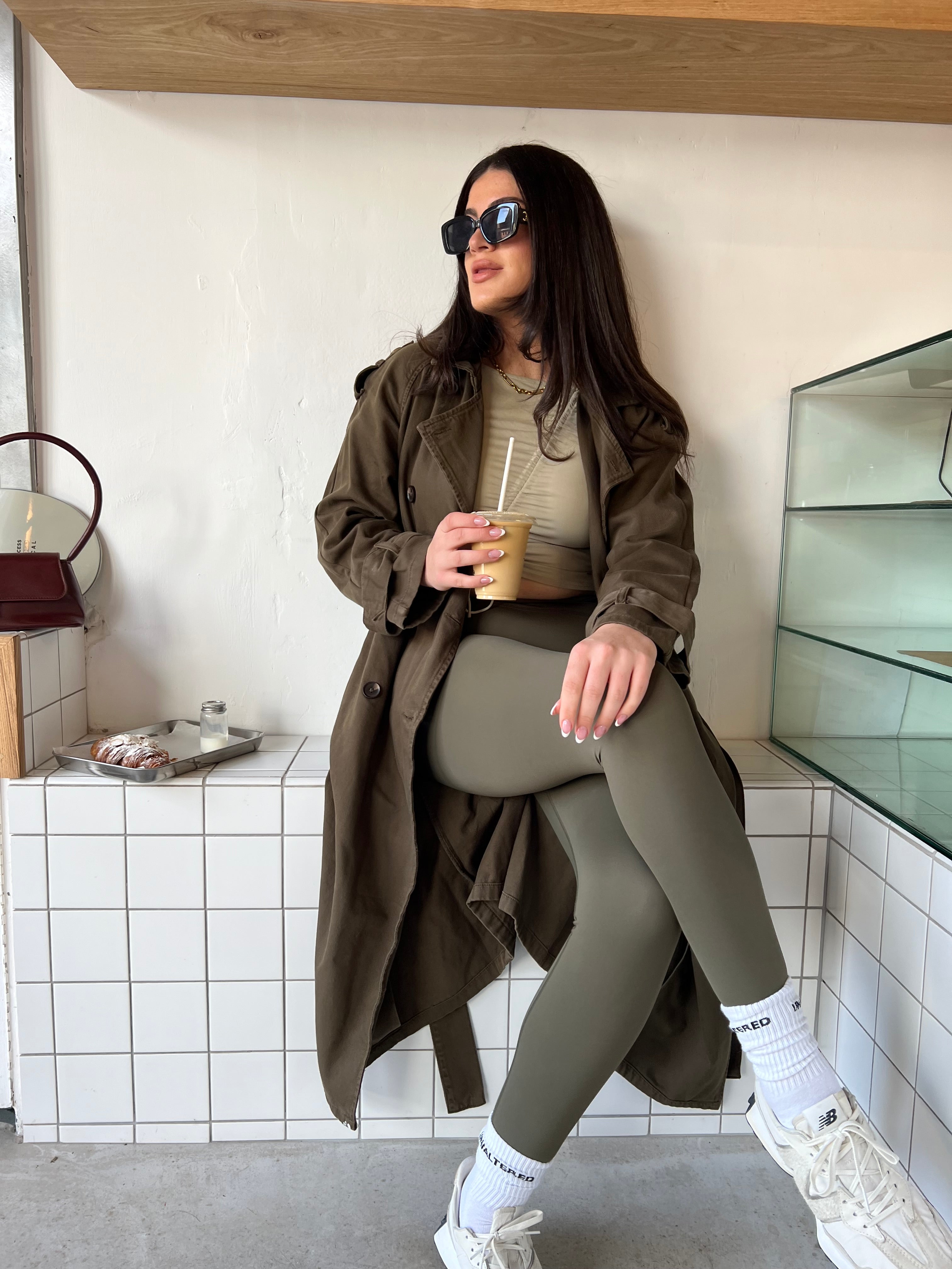 Dark Olive Premium Second Skin Leggings