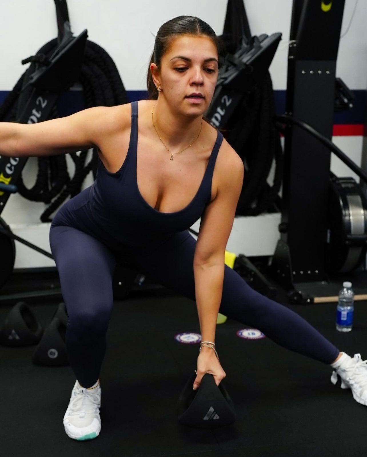 Navy Tank Bra