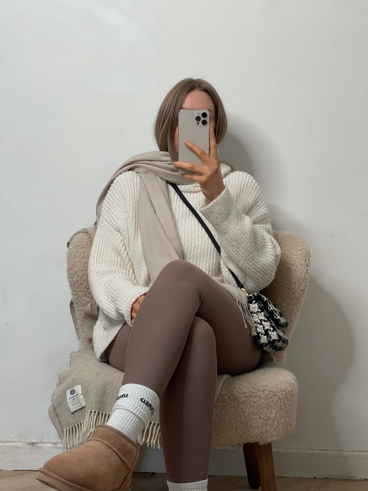 Mocha Ribbed Leggings