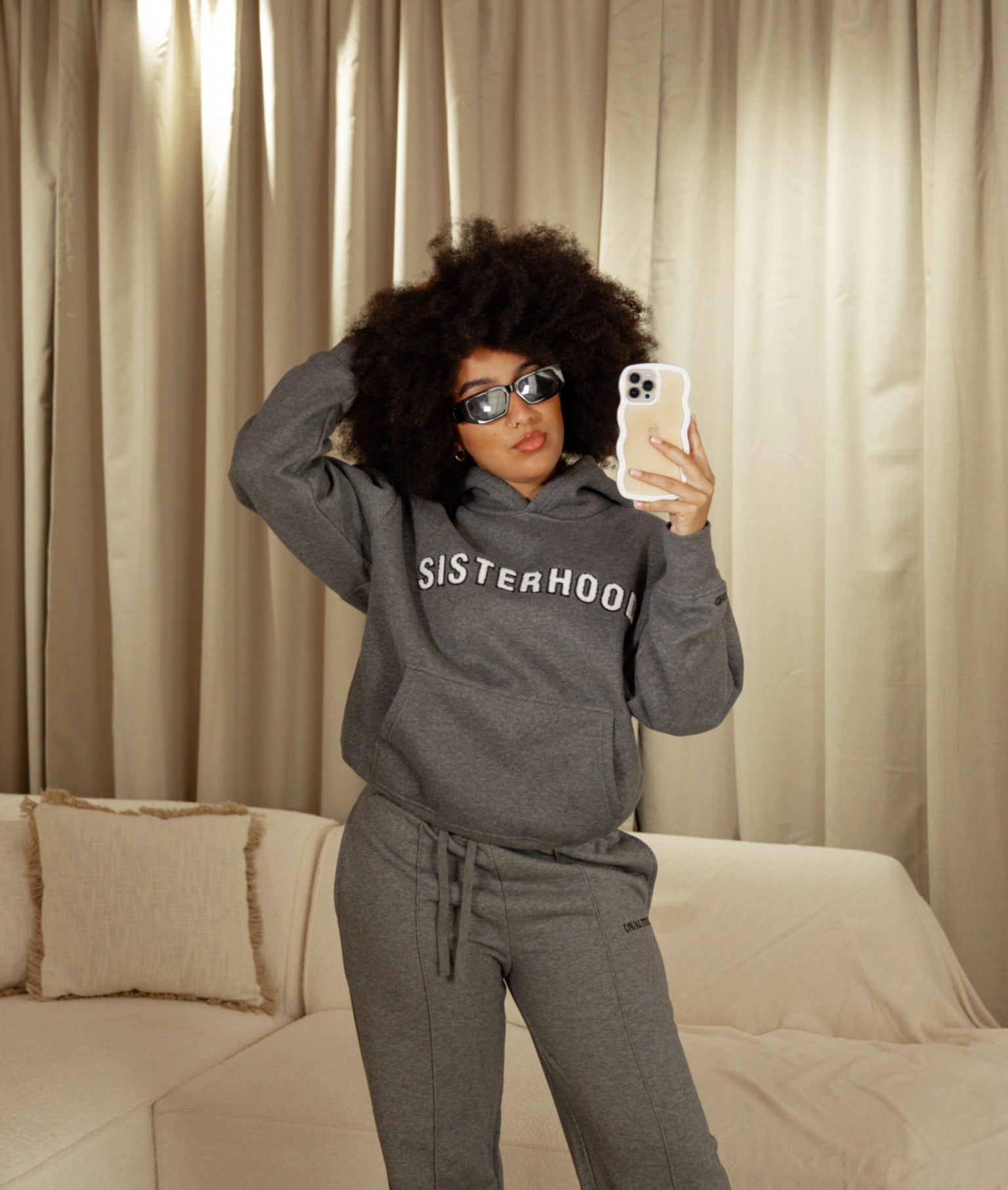 Dark Grey Sisterhood Hoodie