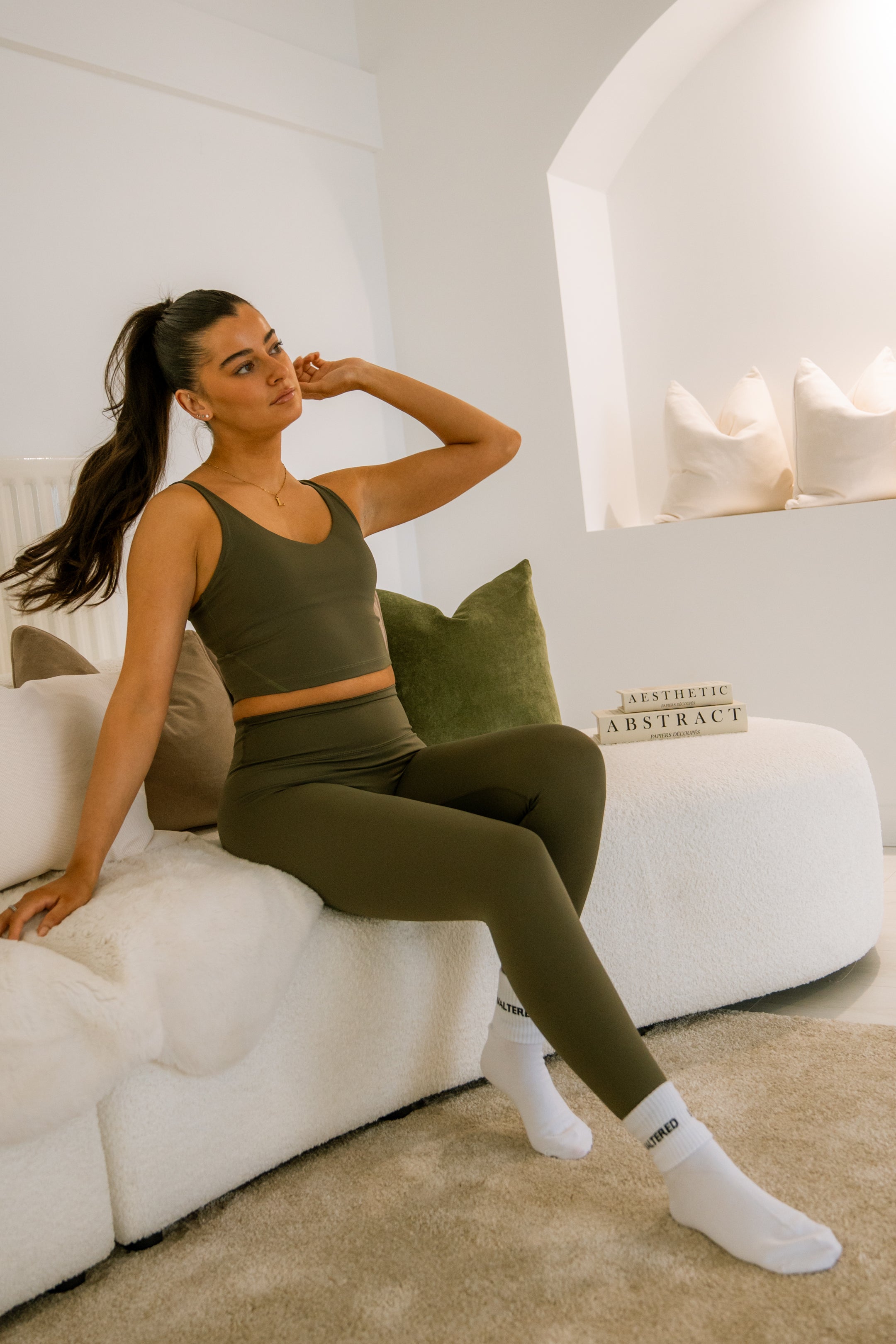 Dark Olive Premium Second Skin Leggings