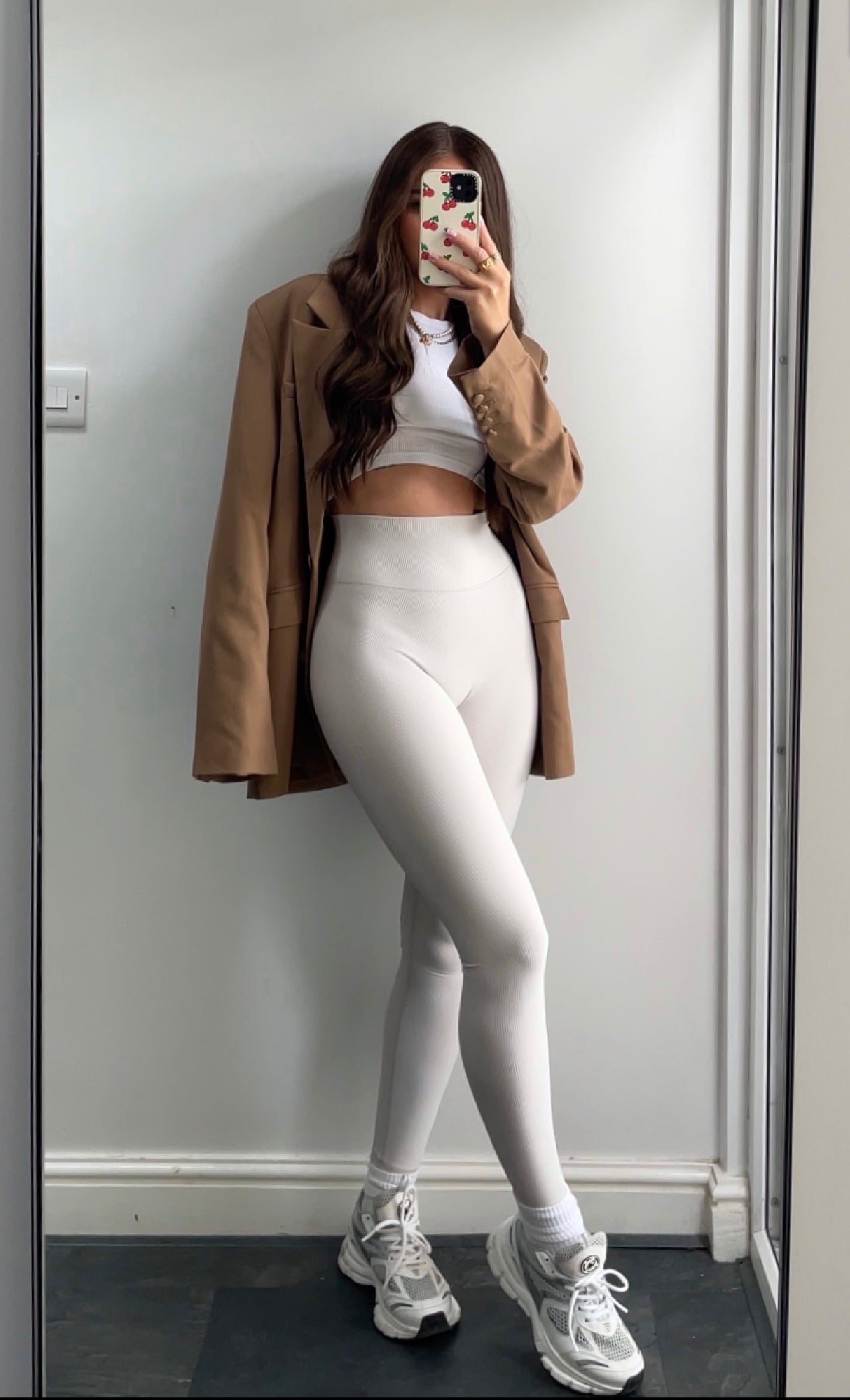 Oatmeal Ribbed Leggings