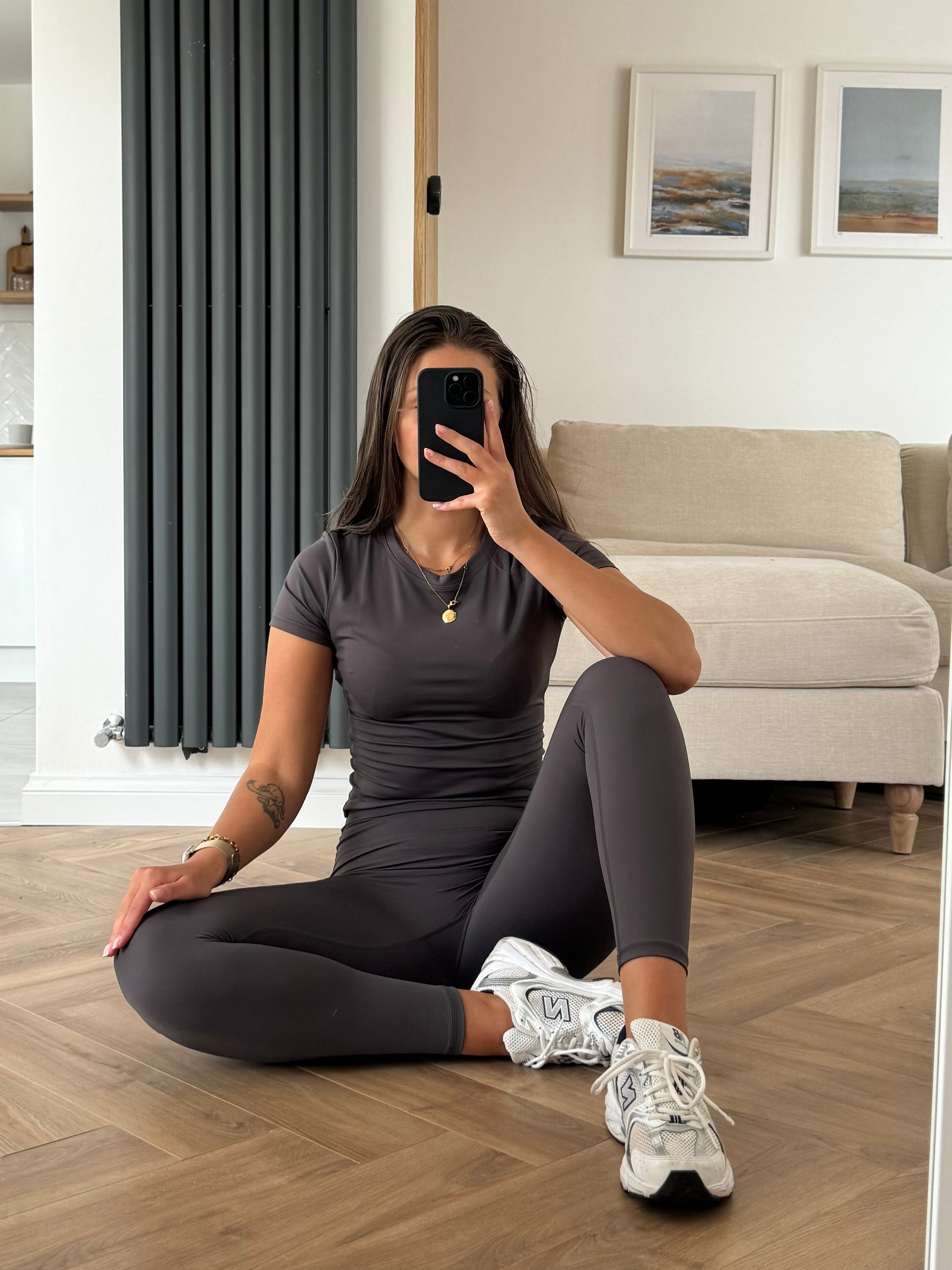 Ash Grey Premium T Shirt