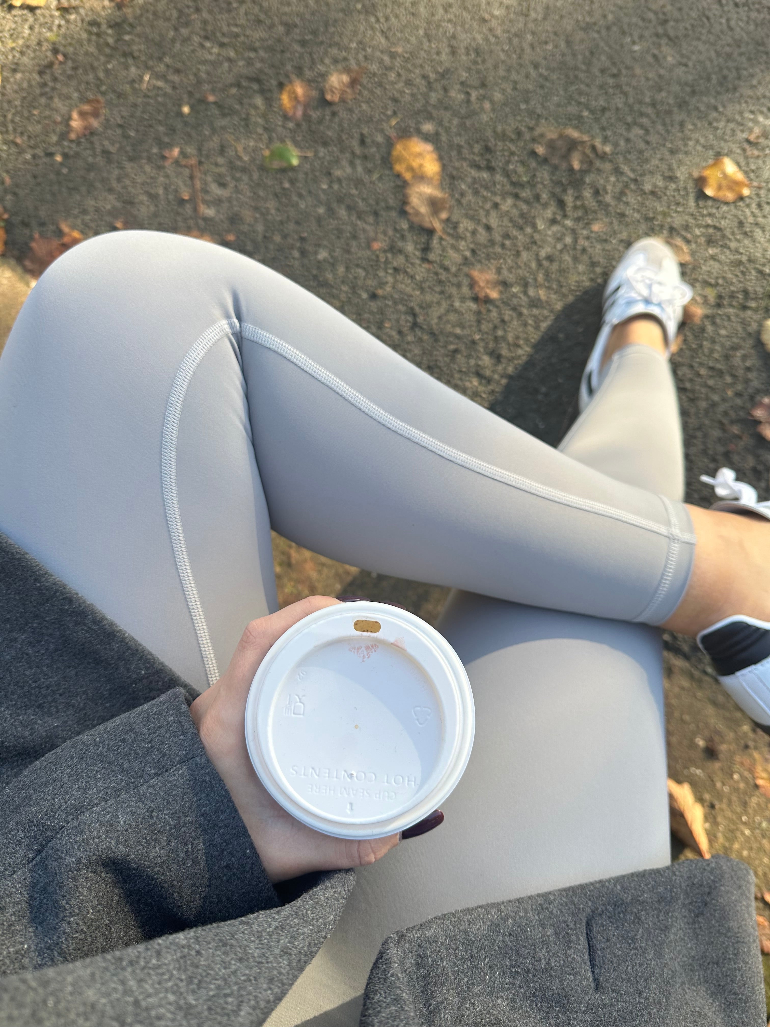 Dove Grey Premium Second Skin Leggings
