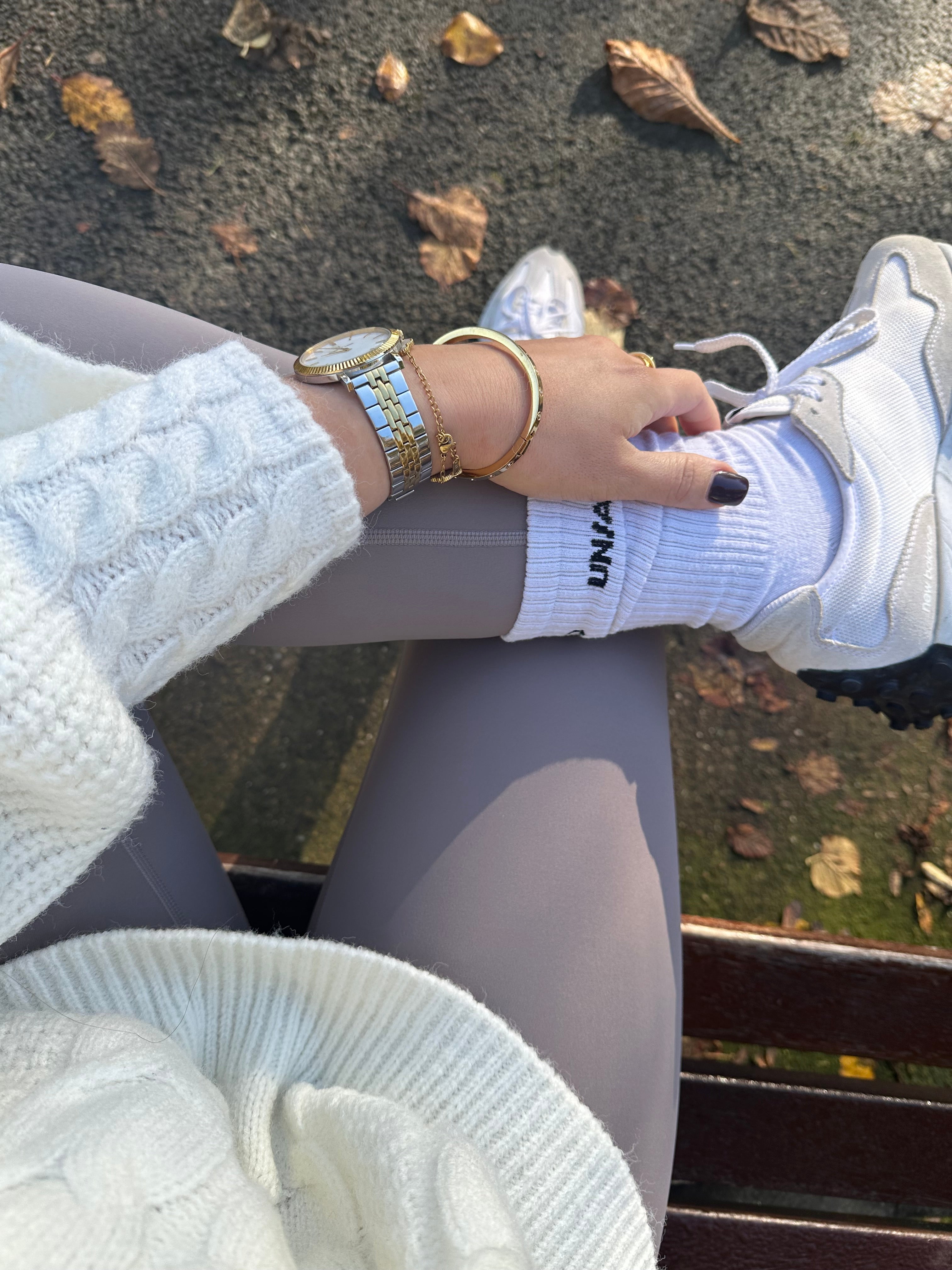 Dark Taupe Premium Second Skin Leggings