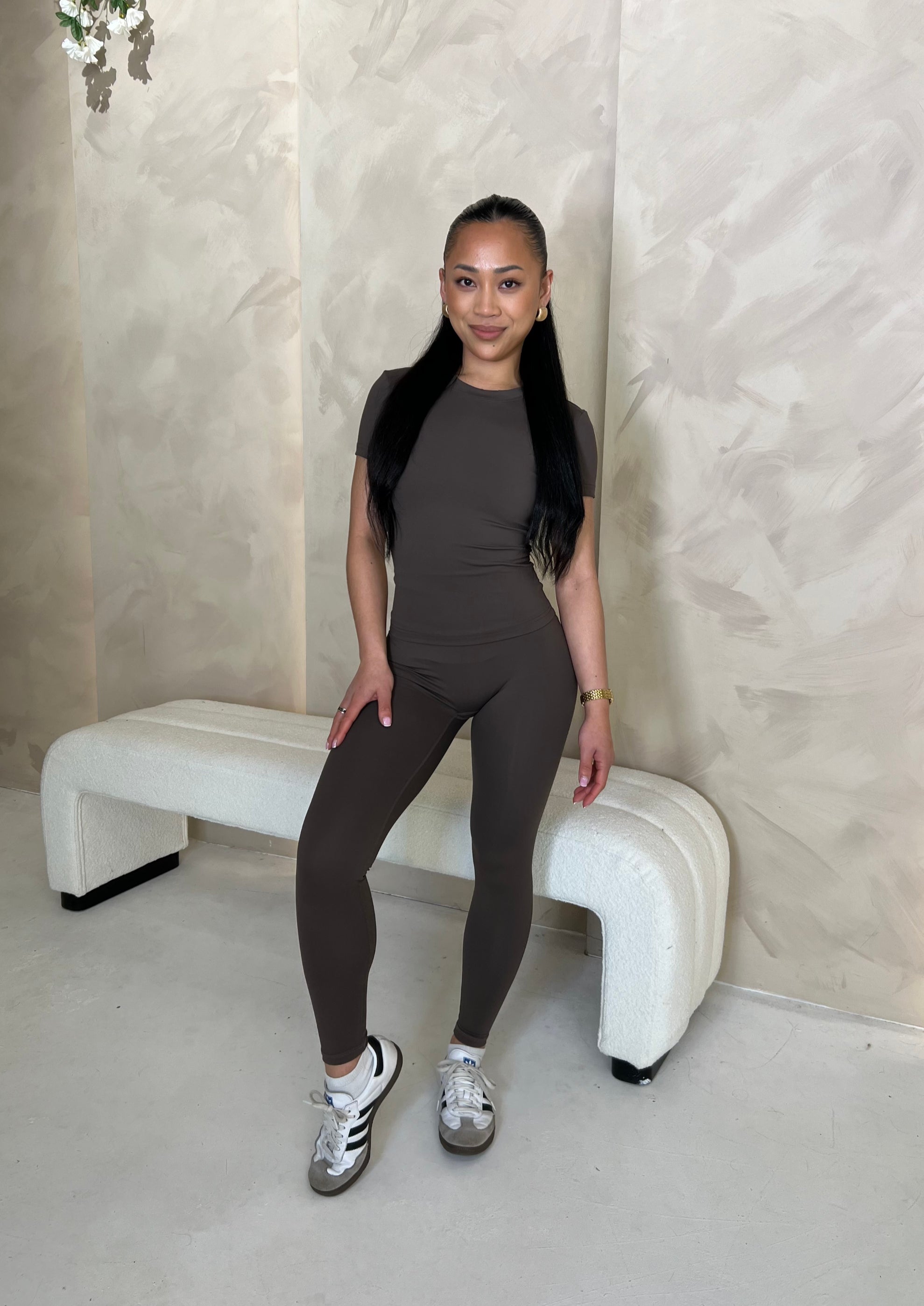 Espresso Premium Second Skin Leggings