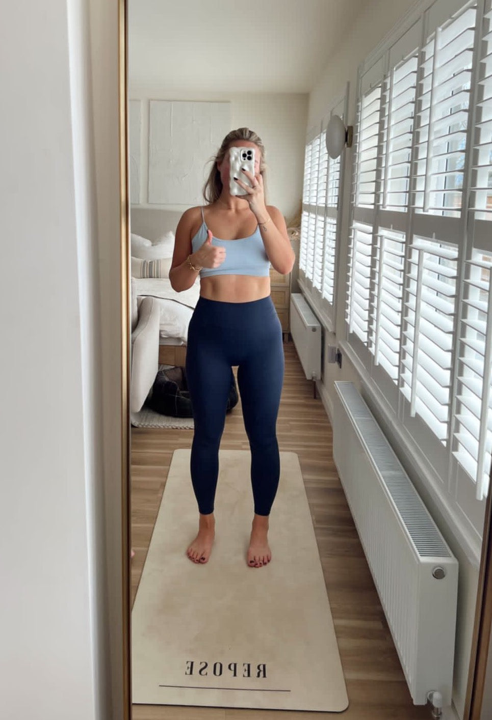 Navy Second Skin Leggings
