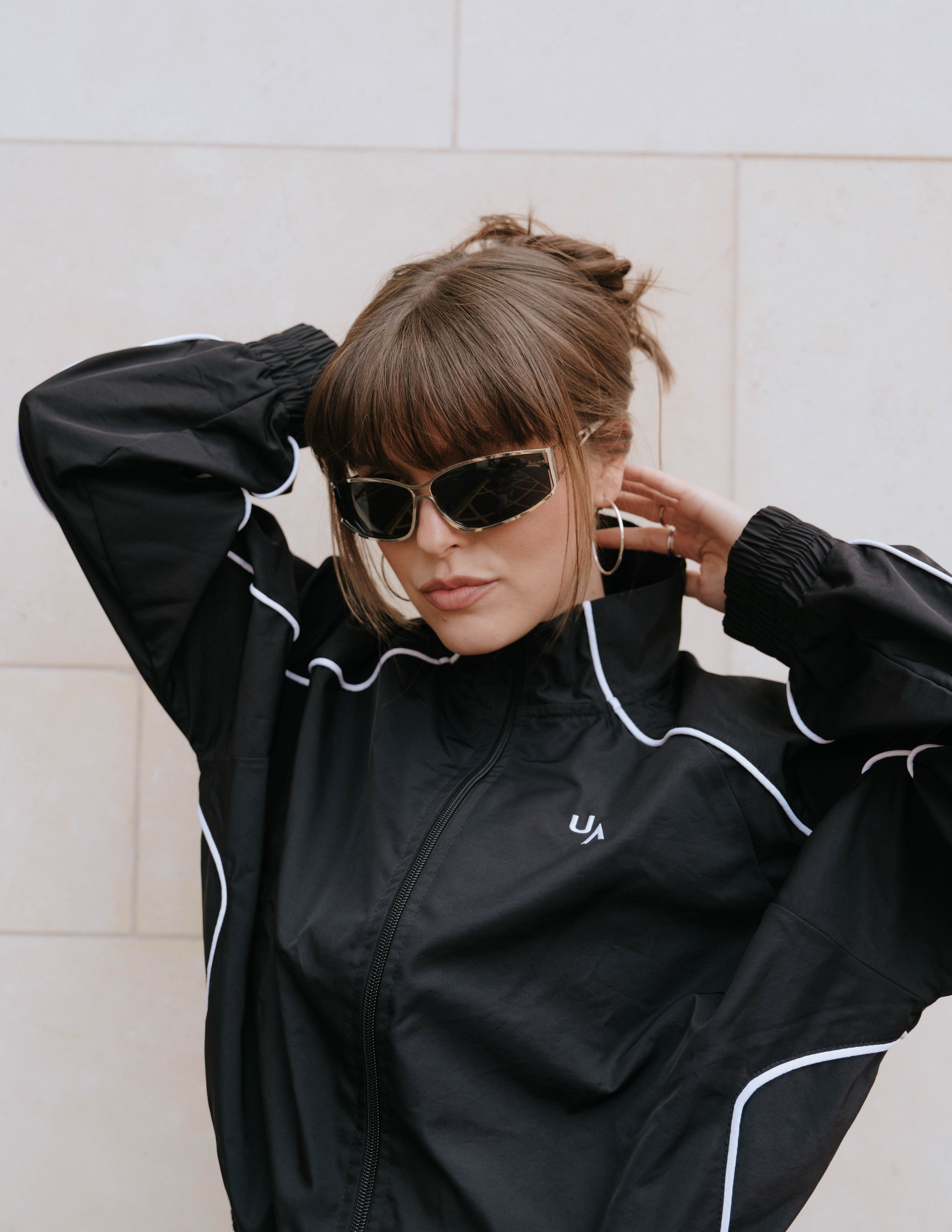 Black Windbreaker