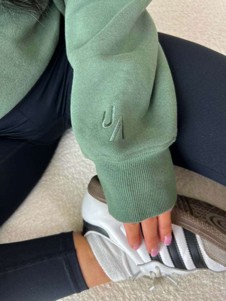 Pistachio - Green Quarter Zip