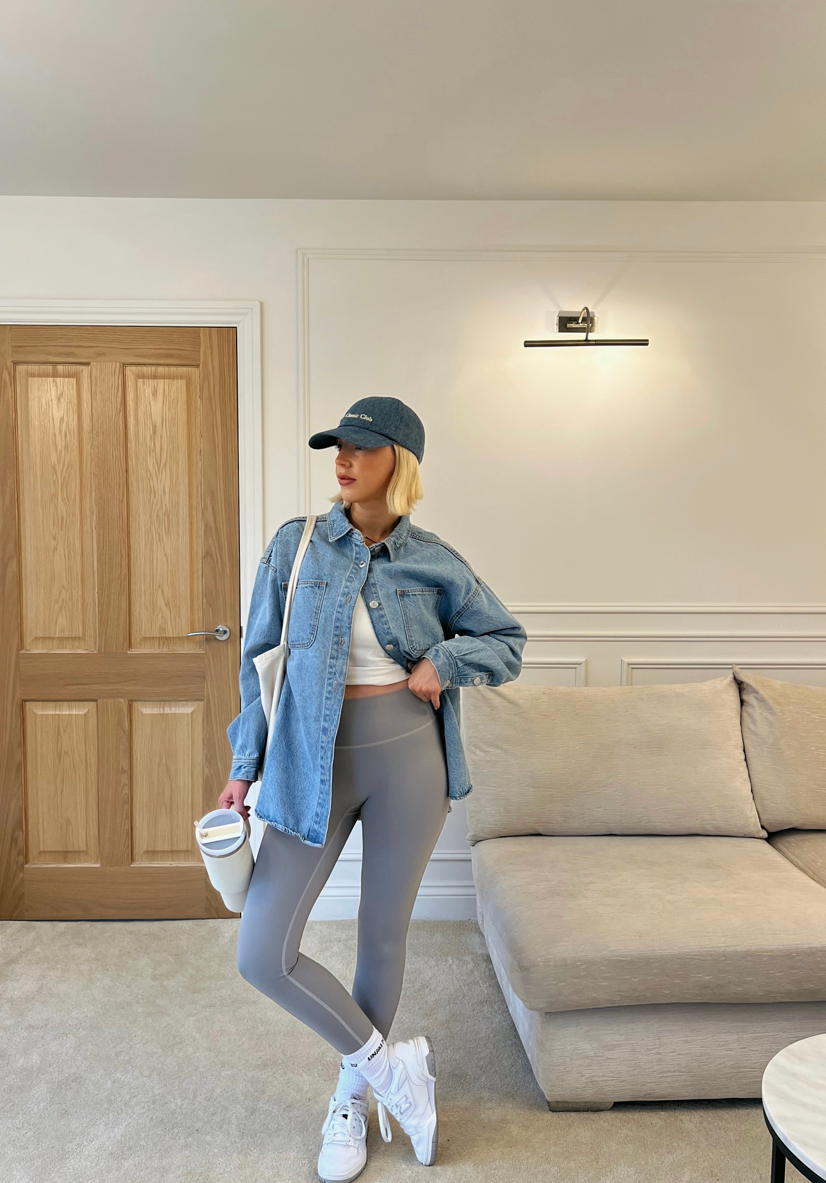 Dove Grey Premium Second Skin Leggings