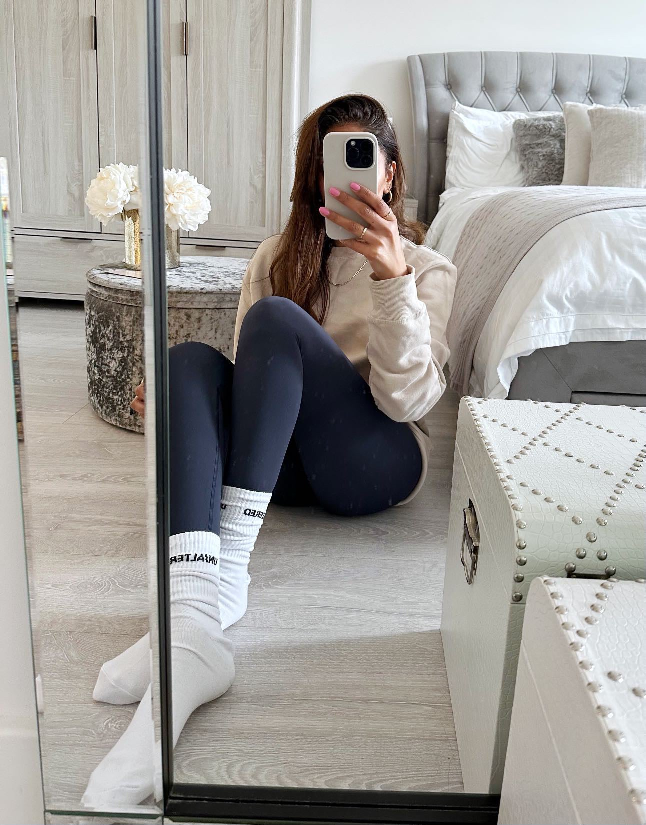 'Tall' Navy Second Skin Leggings