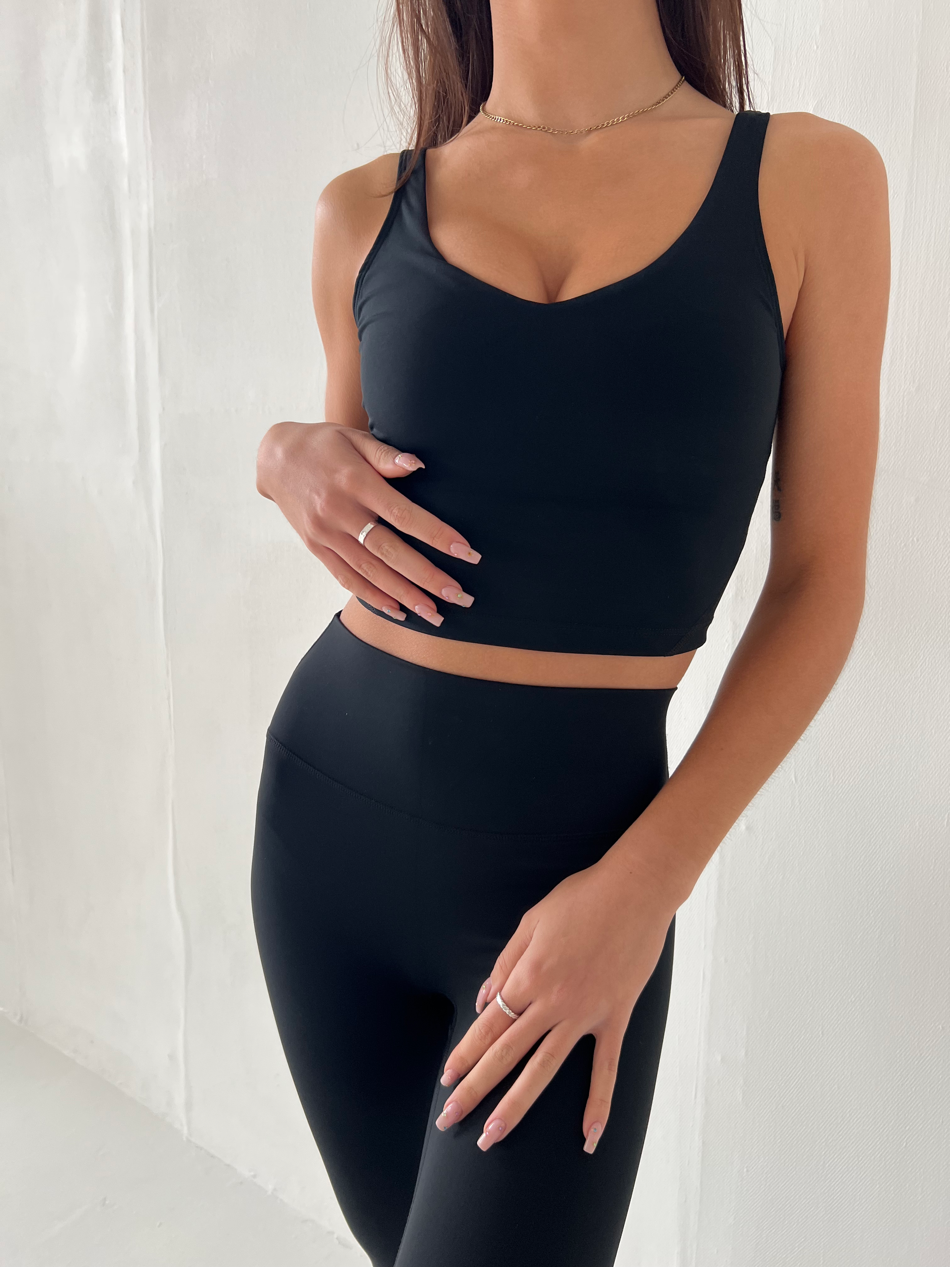 Black Premium Tank Bra