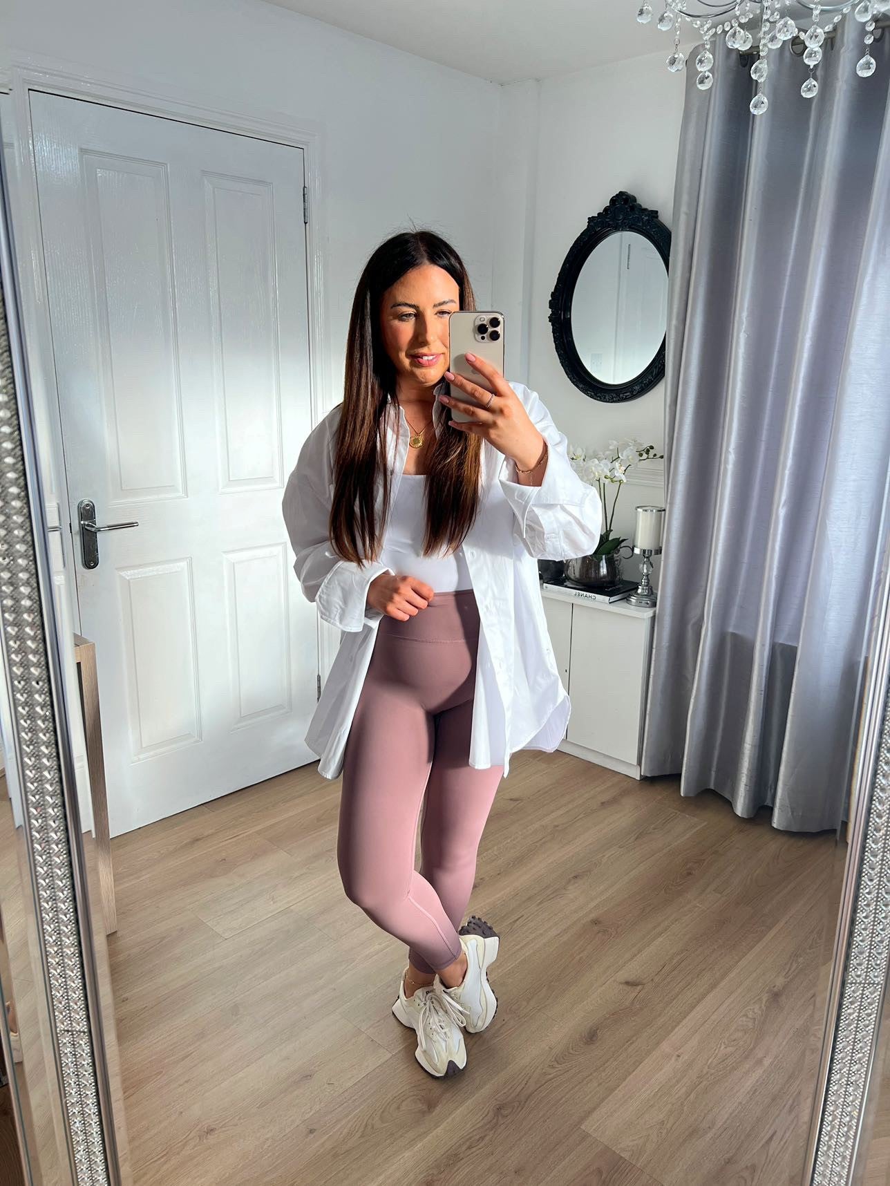 Smoked Mauve second skin leggings