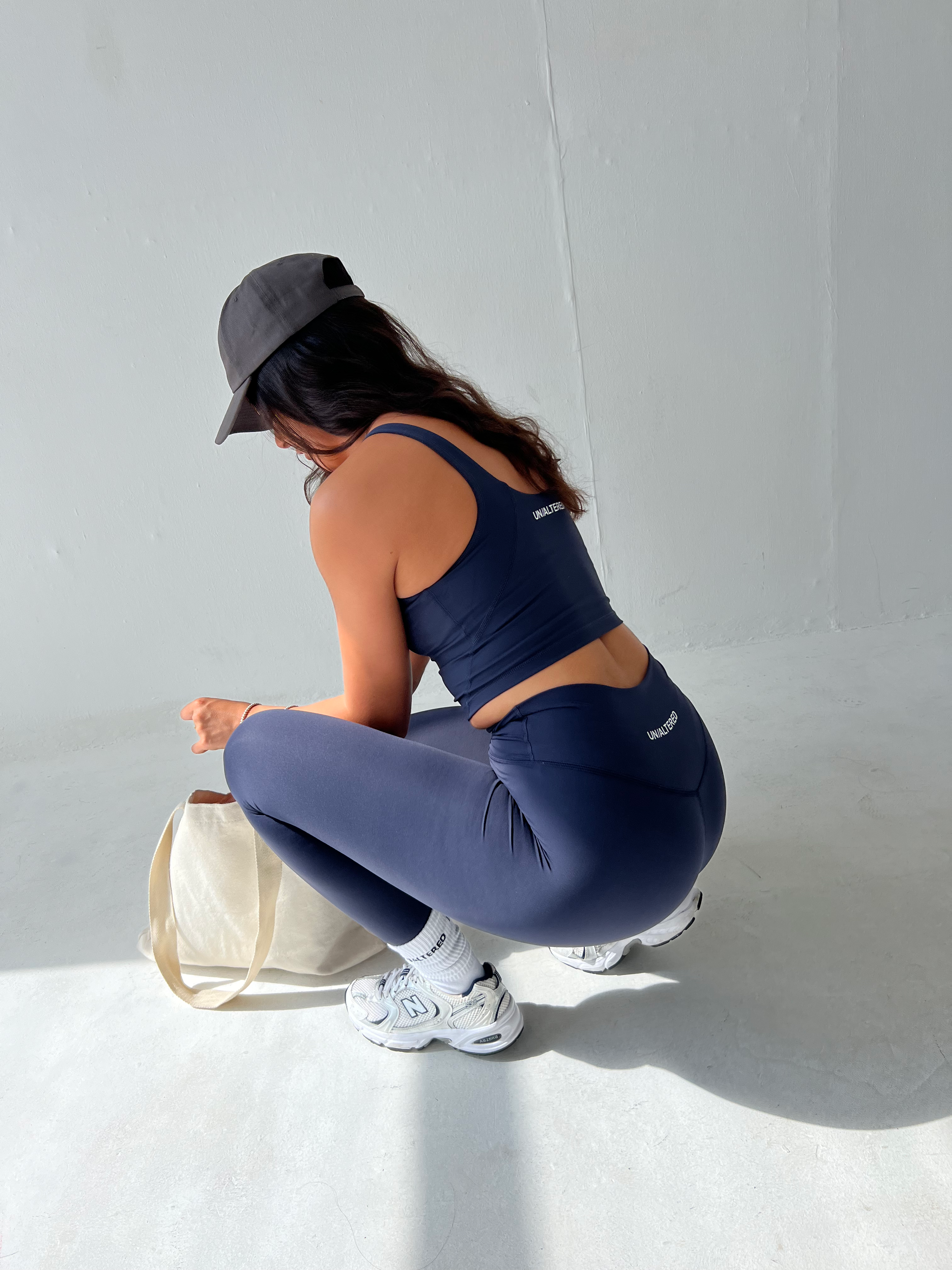 'Tall' Navy Second Skin Leggings