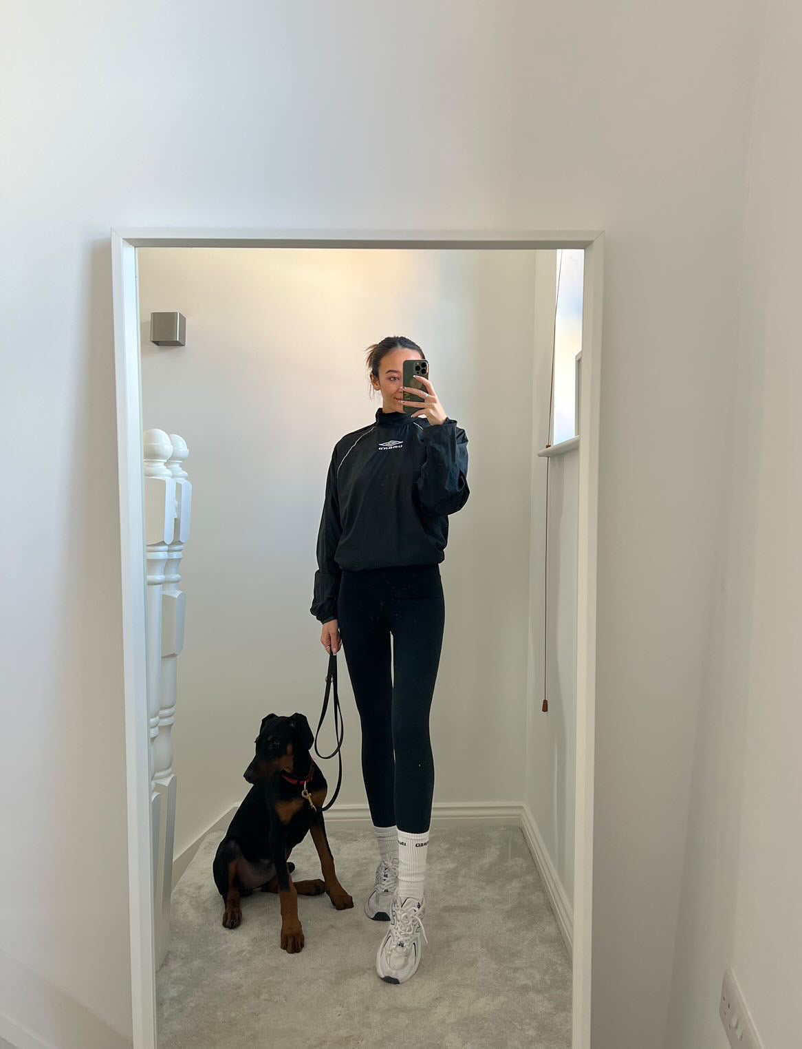 'Tall' Panther - Black Second Skin Leggings