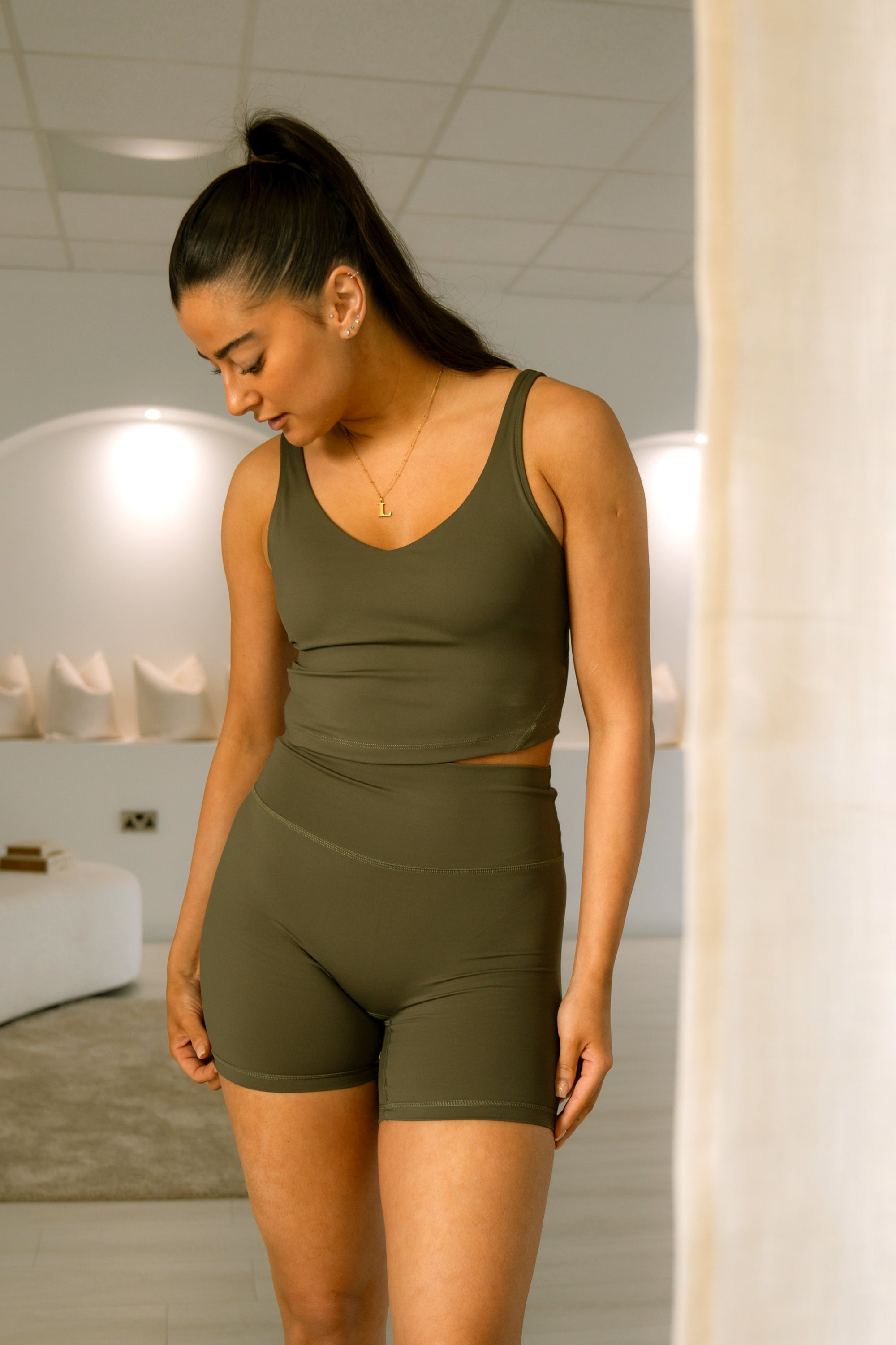 Dark Olive Premium Core Shorts