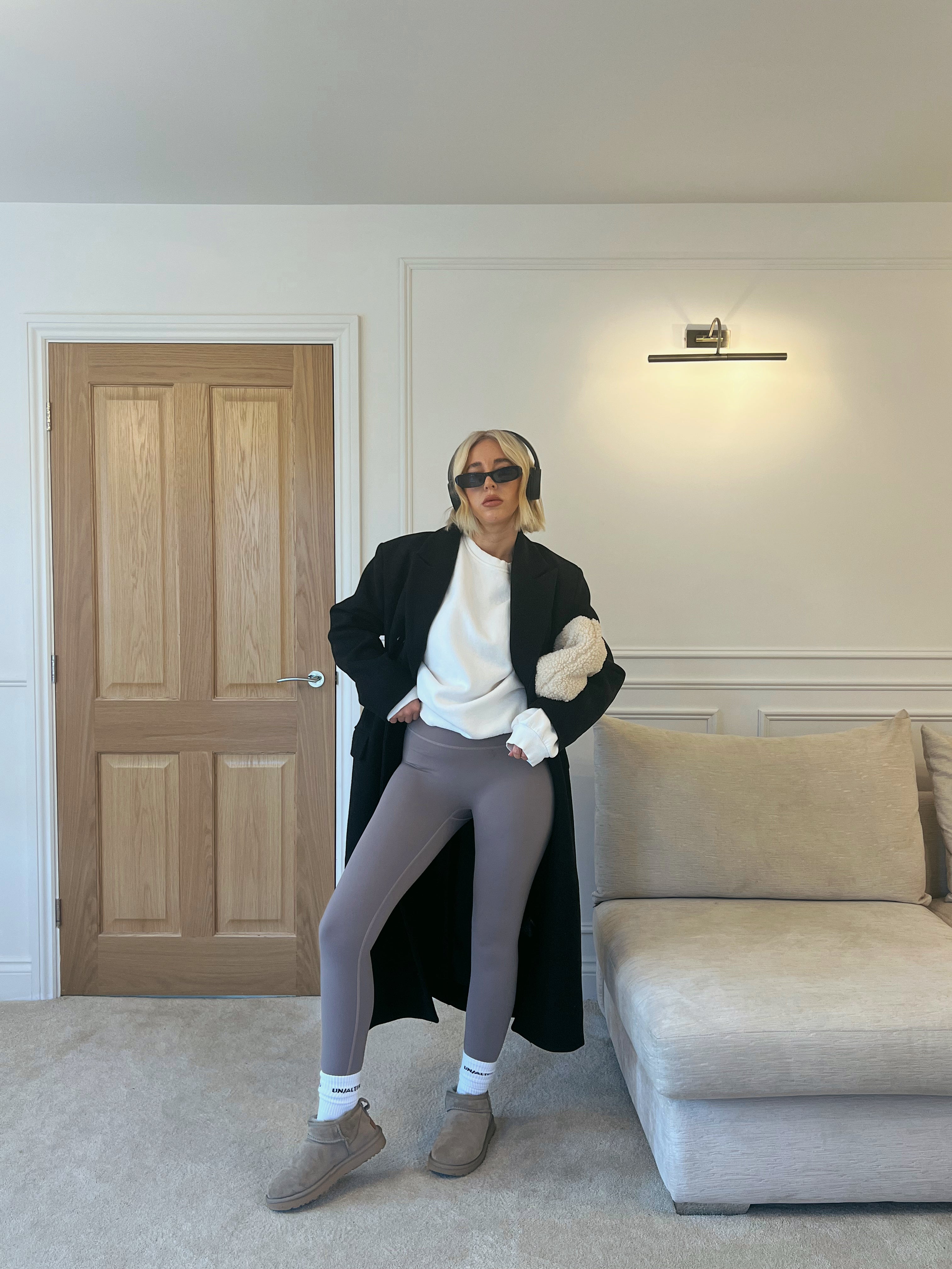 Dark Taupe Premium Second Skin Leggings