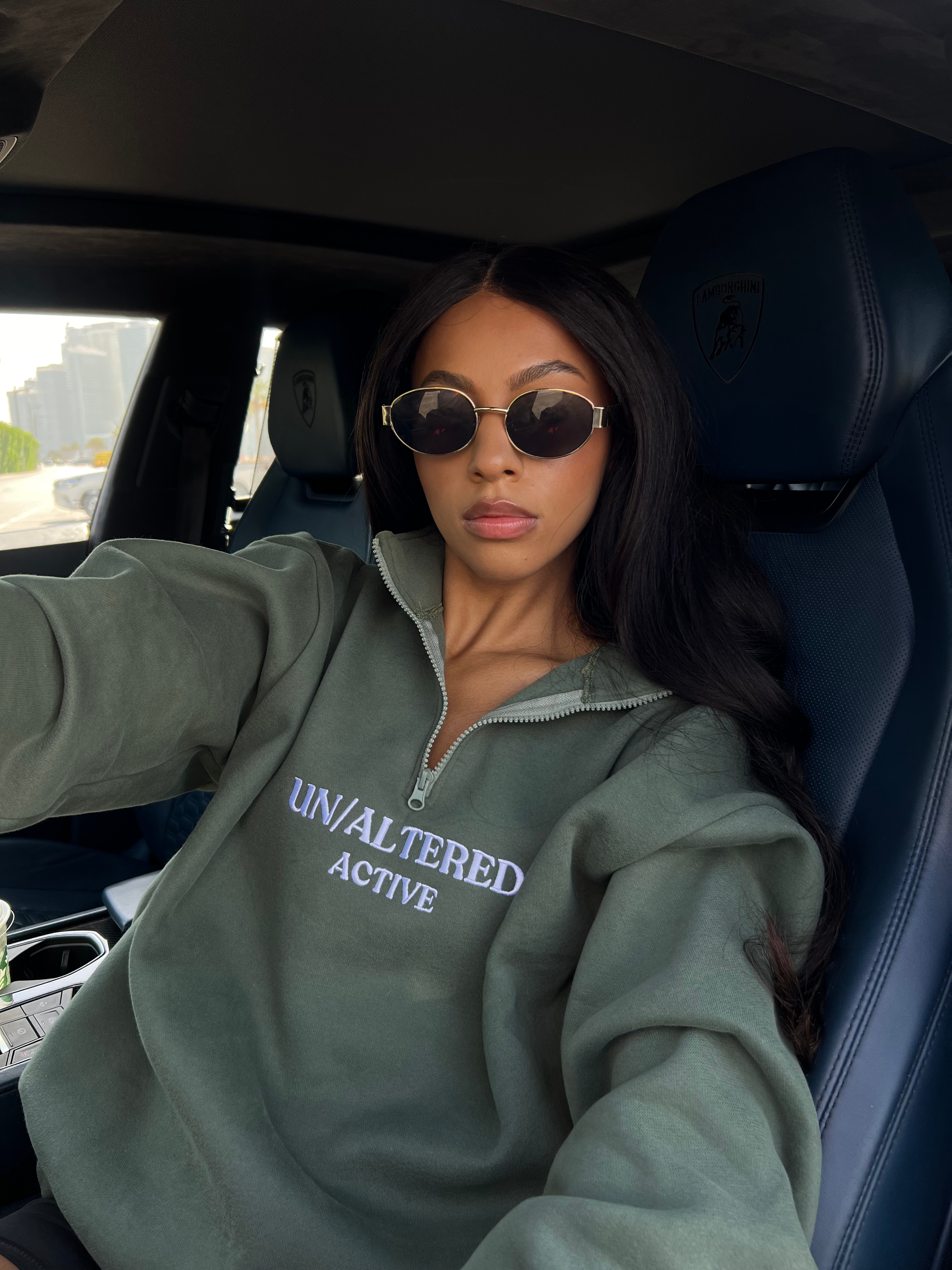 Pistachio - Green Quarter Zip