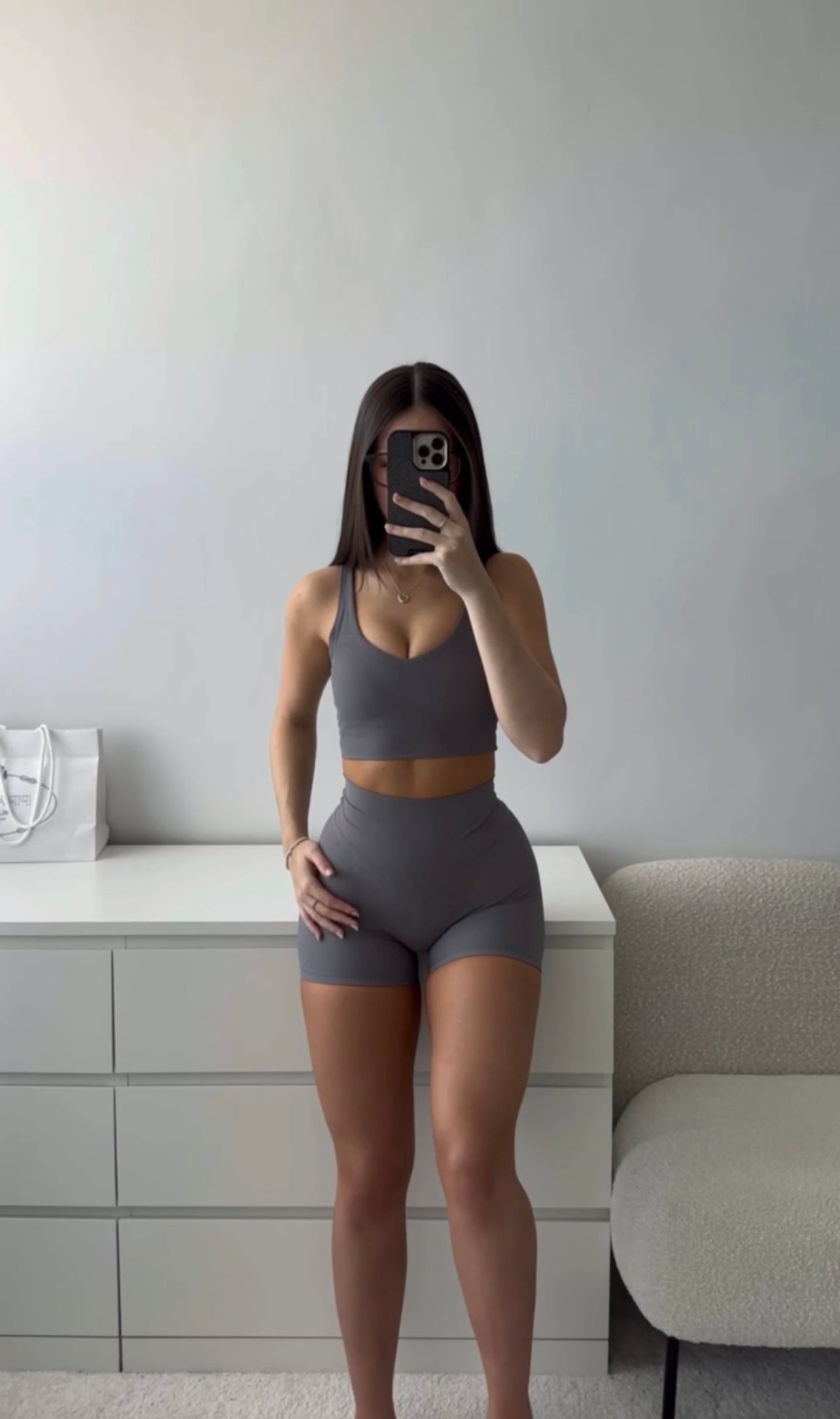 Ice Grey Core Shorts