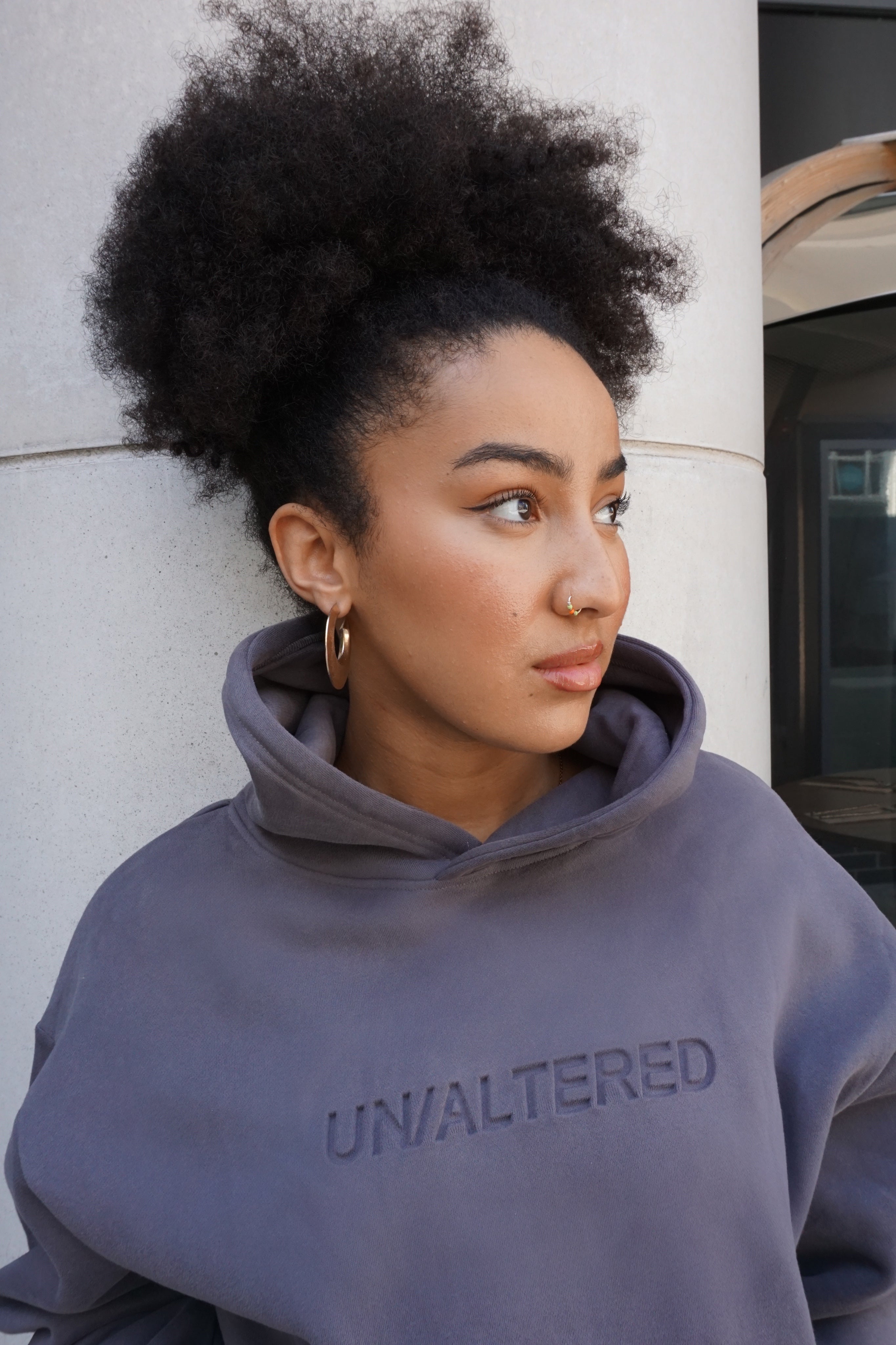 Storm Grey Oversized Hoodie