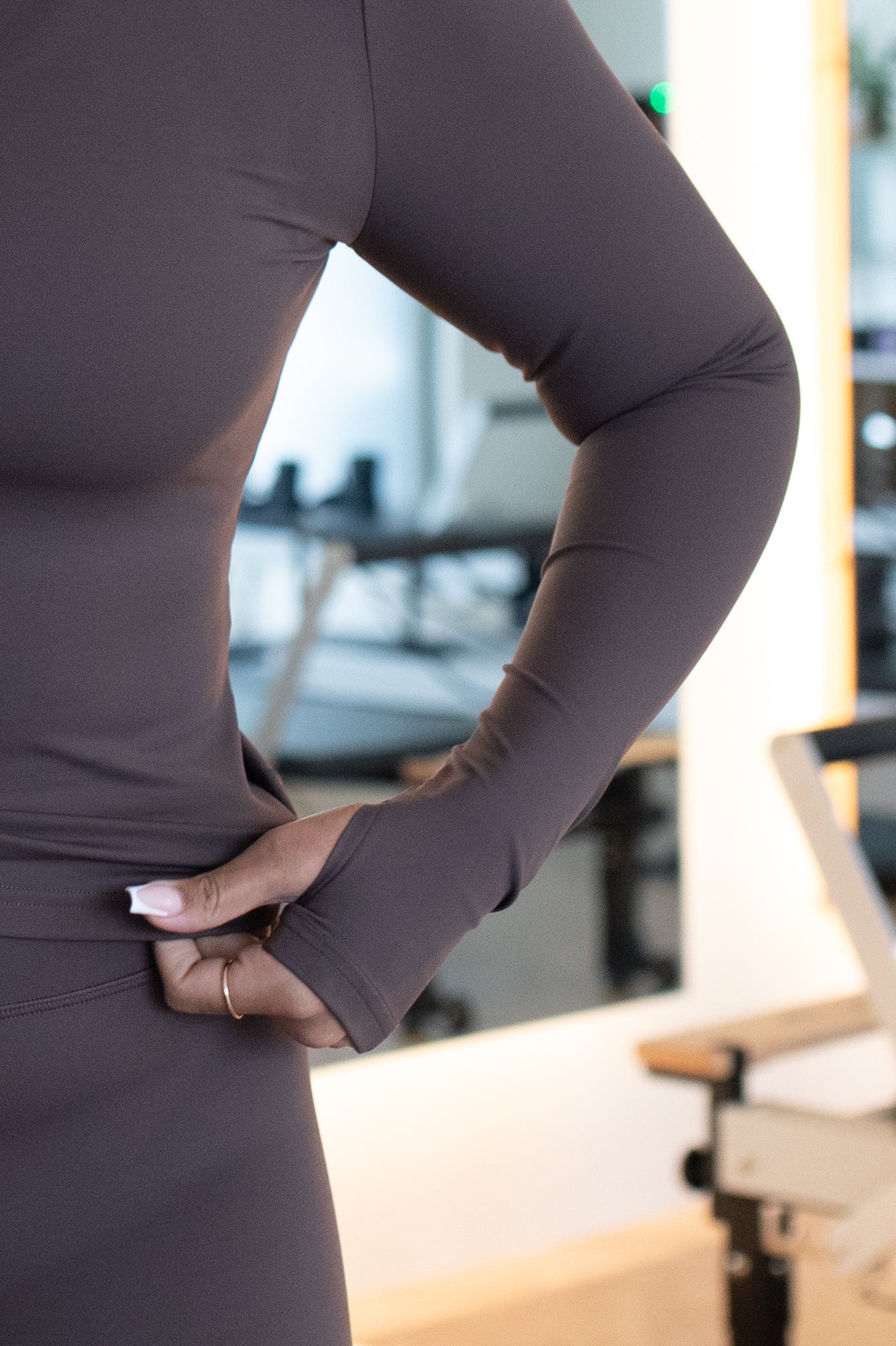 Espresso Premium Long Sleeve Top