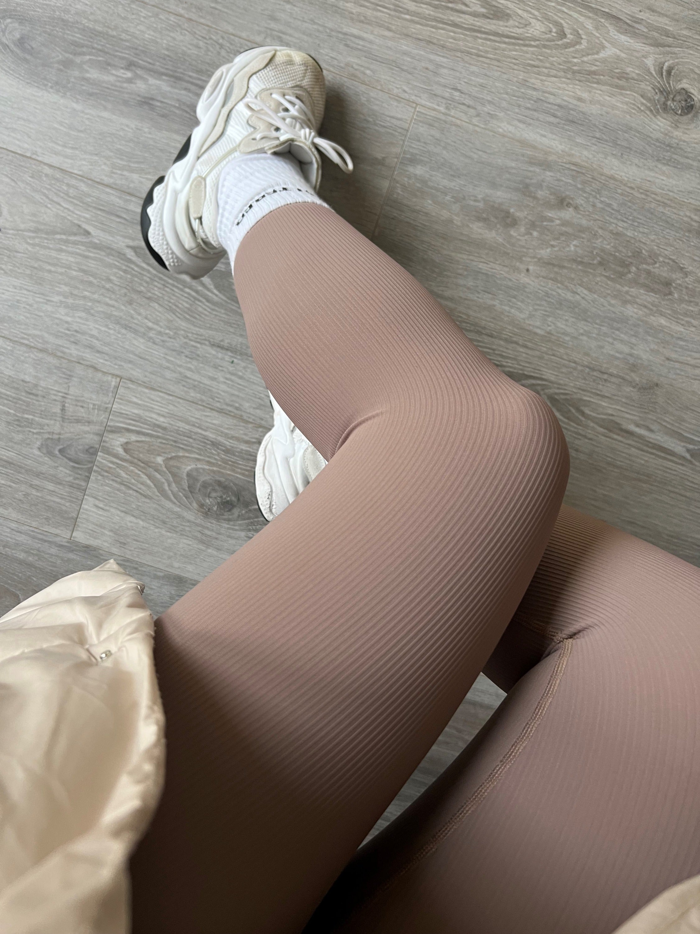 Mocha Ribbed Leggings