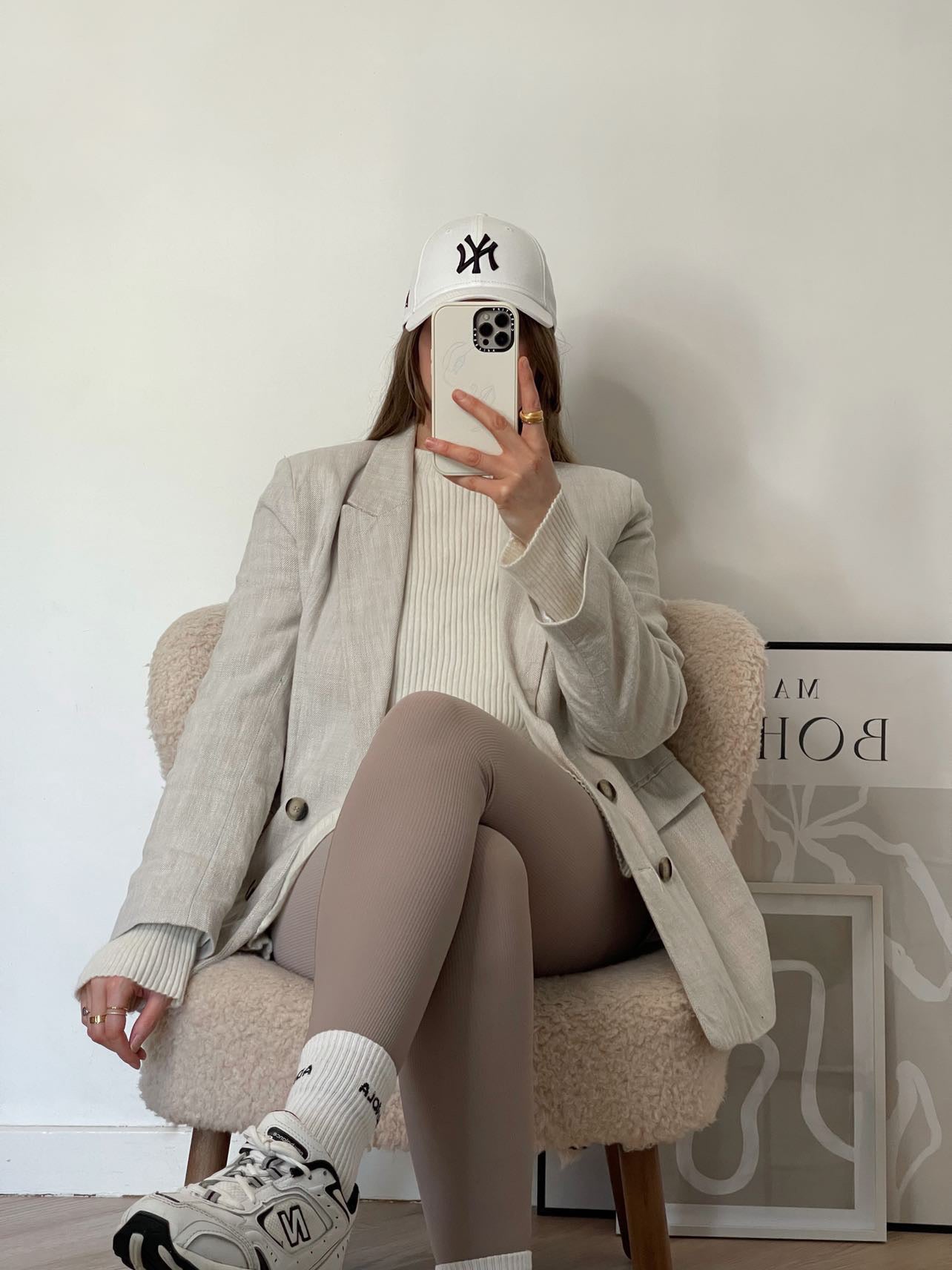 Mushroom Ribbed Leggings