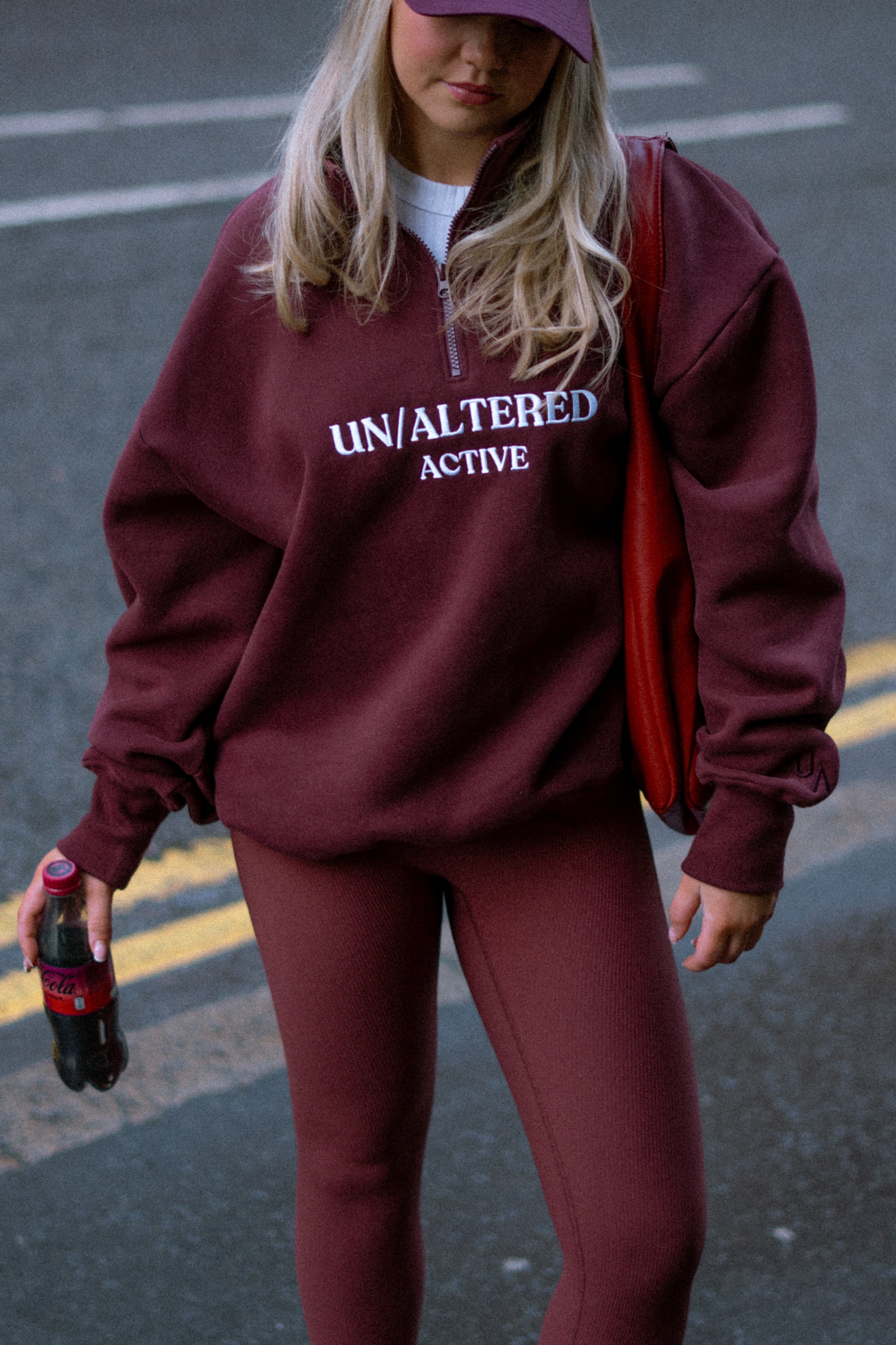 Cherry Cola - Burgundy Quarter Zip